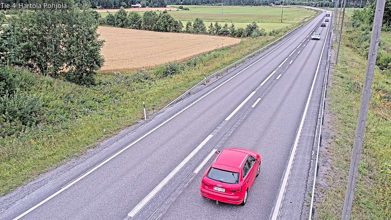 Weather Camera Image Väg 4 Hartola, Pohjola, Hartola, Päijät-Häme