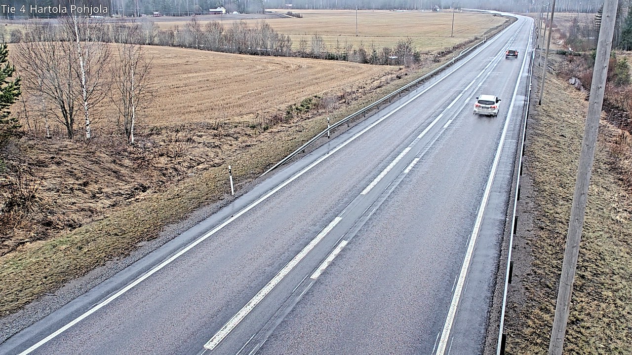 Weather Camera Image Road 4 Hartola, Pohjola, Hartola, Päijät-Häme