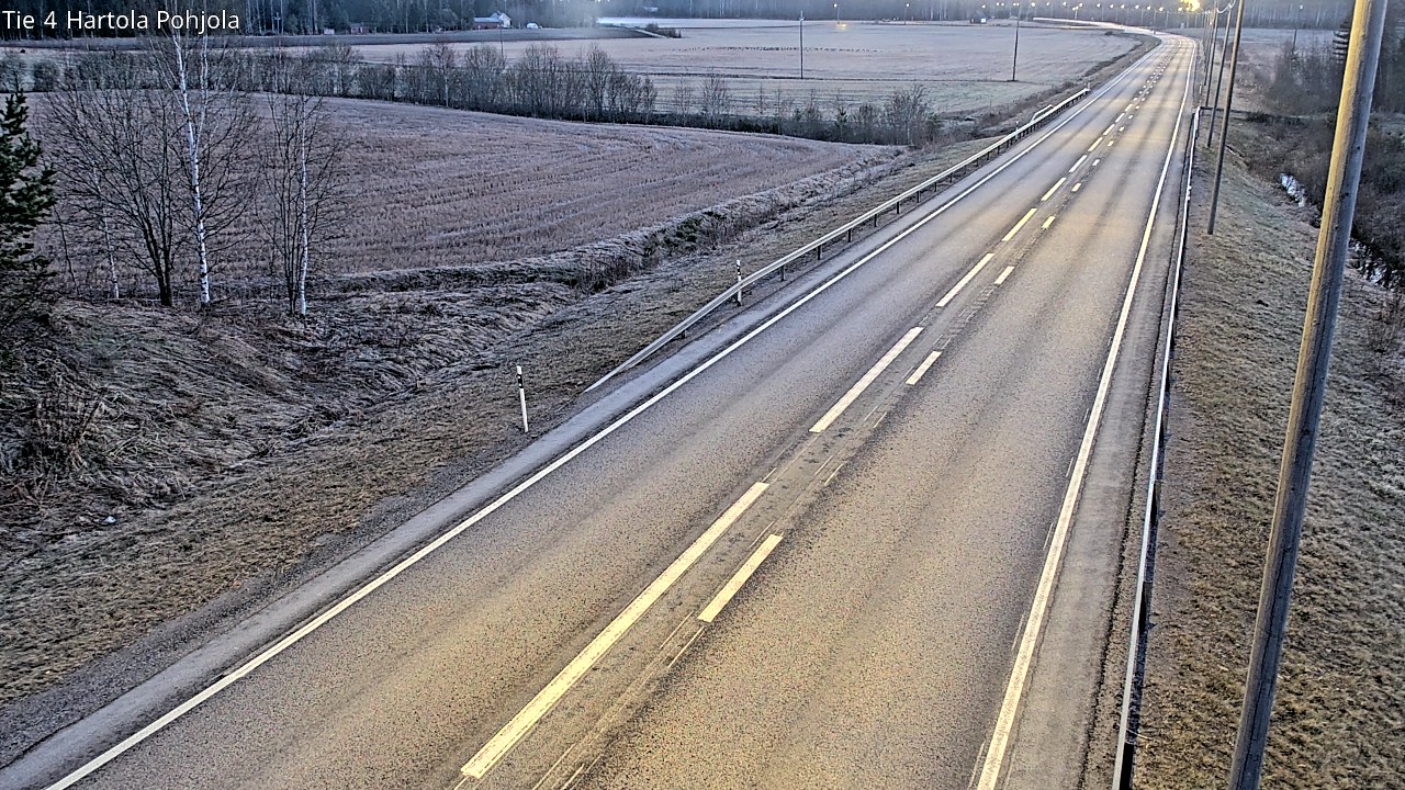 Weather Camera Image Road 4 Hartola, Pohjola, Hartola, Päijät-Häme