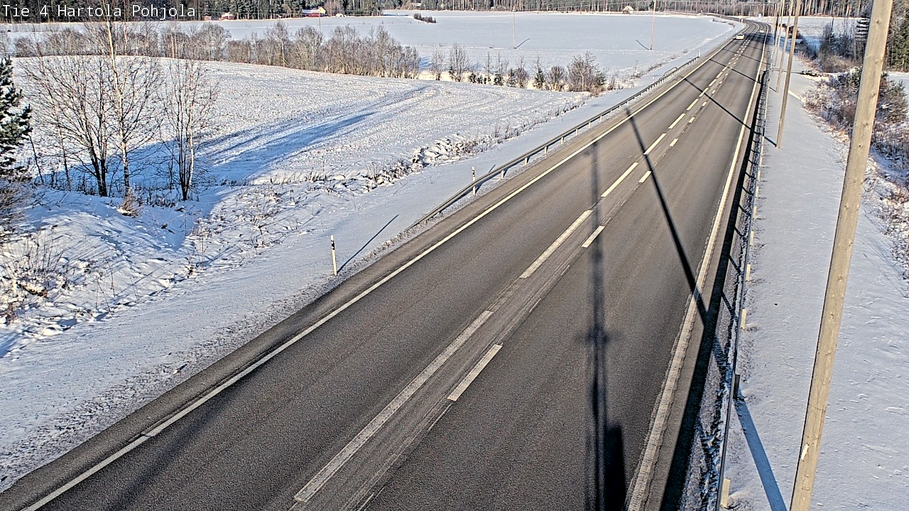 Weather Camera Image Road 4 Hartola, Pohjola, Hartola, Päijät-Häme