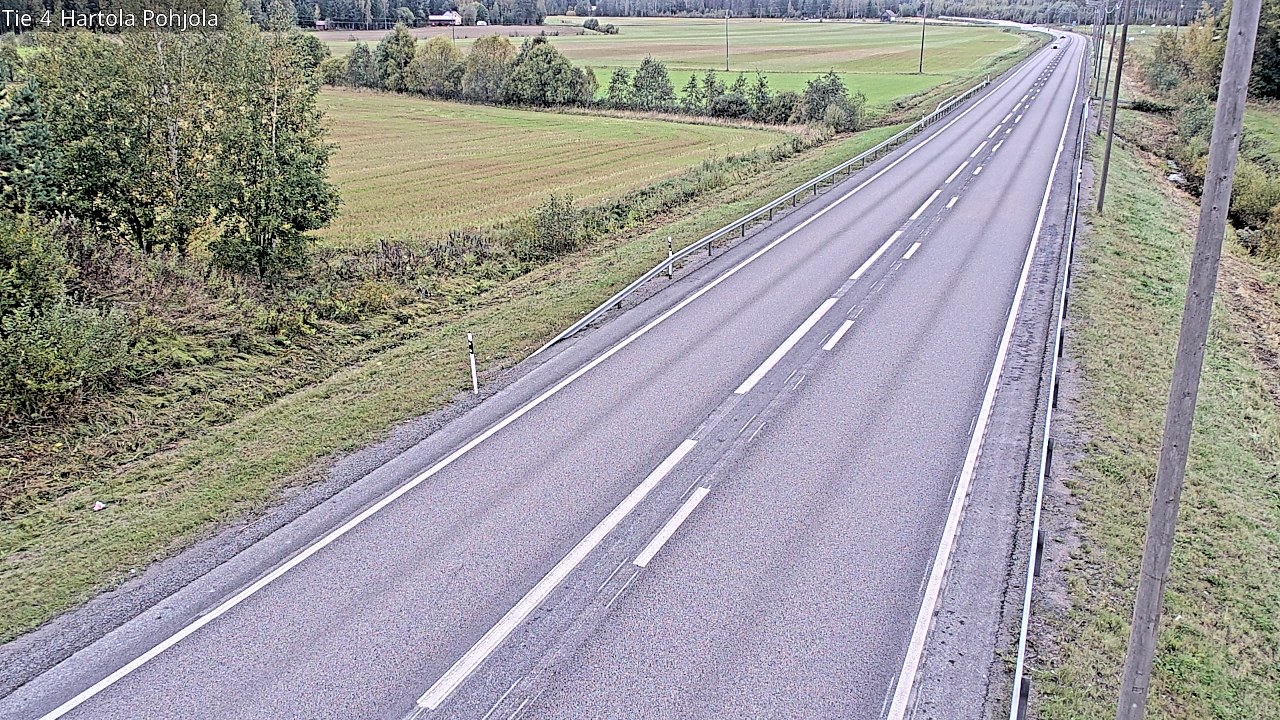 Weather Camera Image Väg 4 Hartola, Pohjola, Hartola, Päijät-Häme