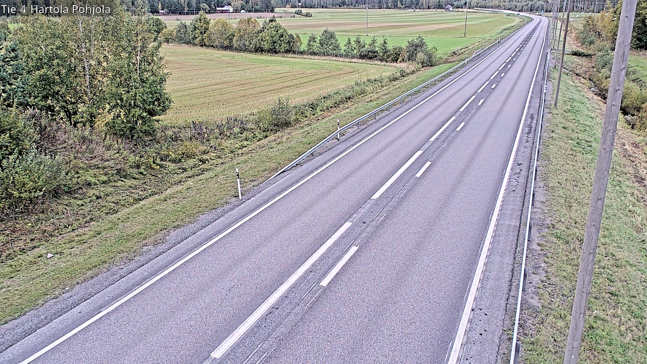Weather Camera Image Väg 4 Hartola, Pohjola, Hartola, Päijät-Häme