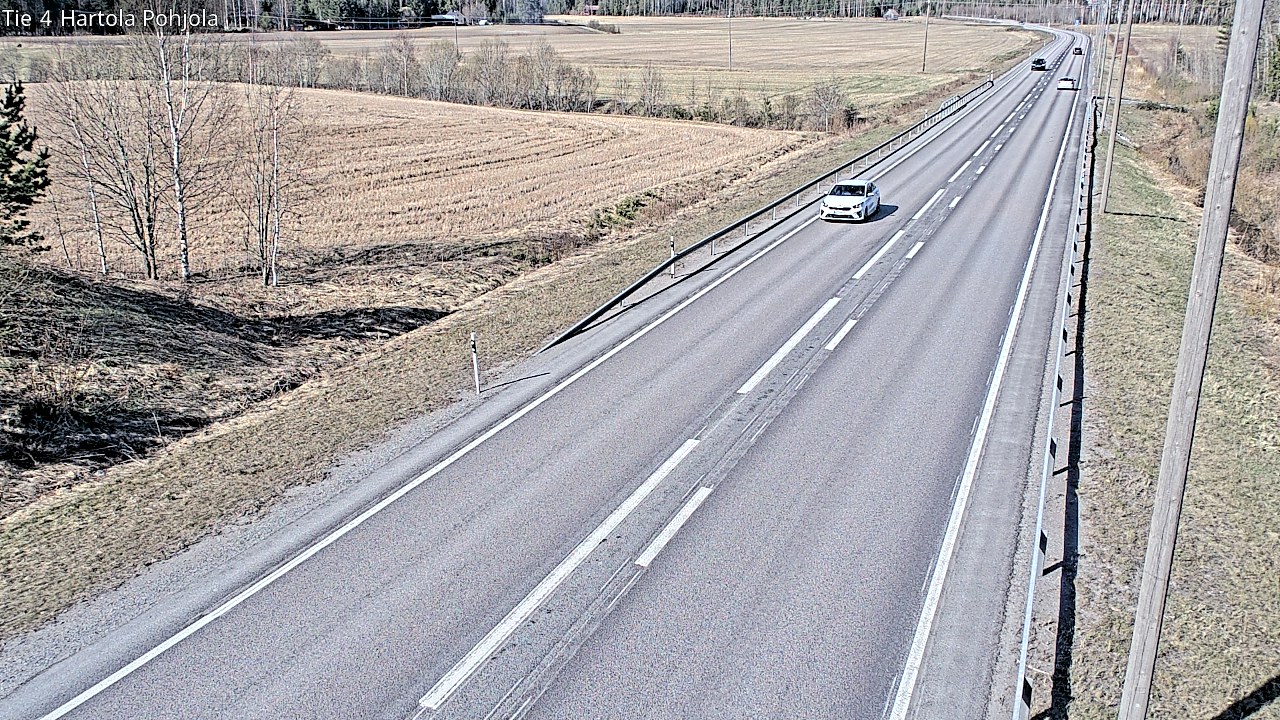 Weather Camera Image Road 4 Hartola, Pohjola, Hartola, Päijät-Häme