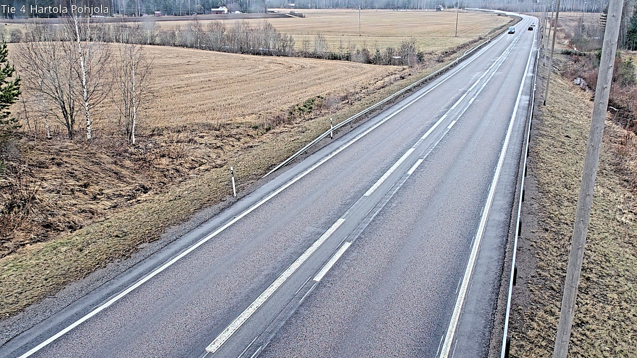 Weather Camera Image Road 4 Hartola, Pohjola, Hartola, Päijät-Häme