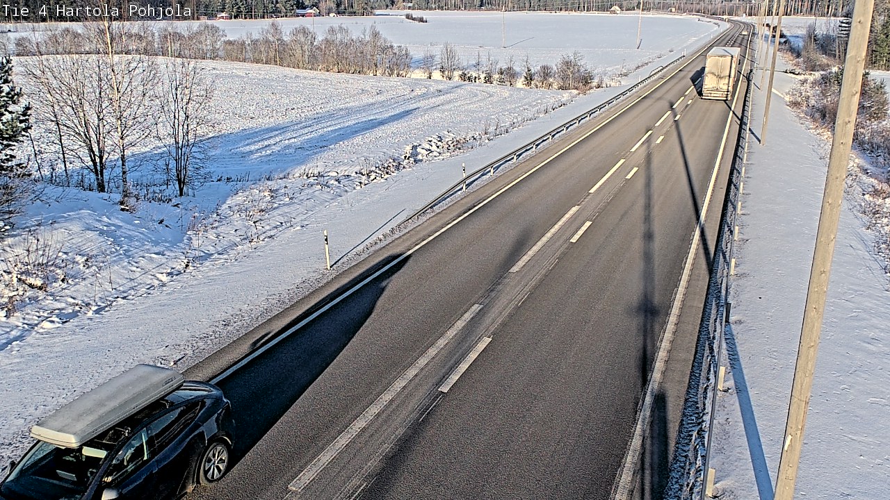 Weather Camera Image Road 4 Hartola, Pohjola, Hartola, Päijät-Häme