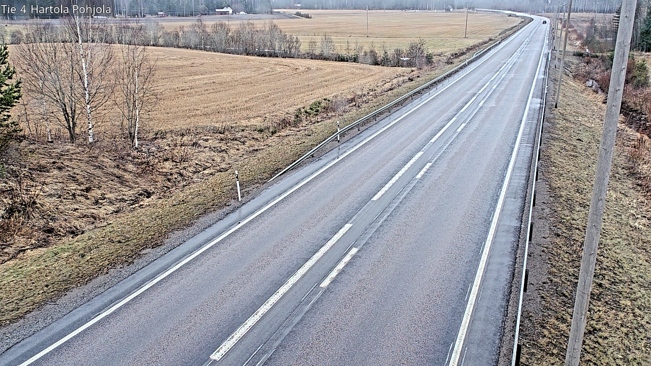 Weather Camera Image Road 4 Hartola, Pohjola, Hartola, Päijät-Häme