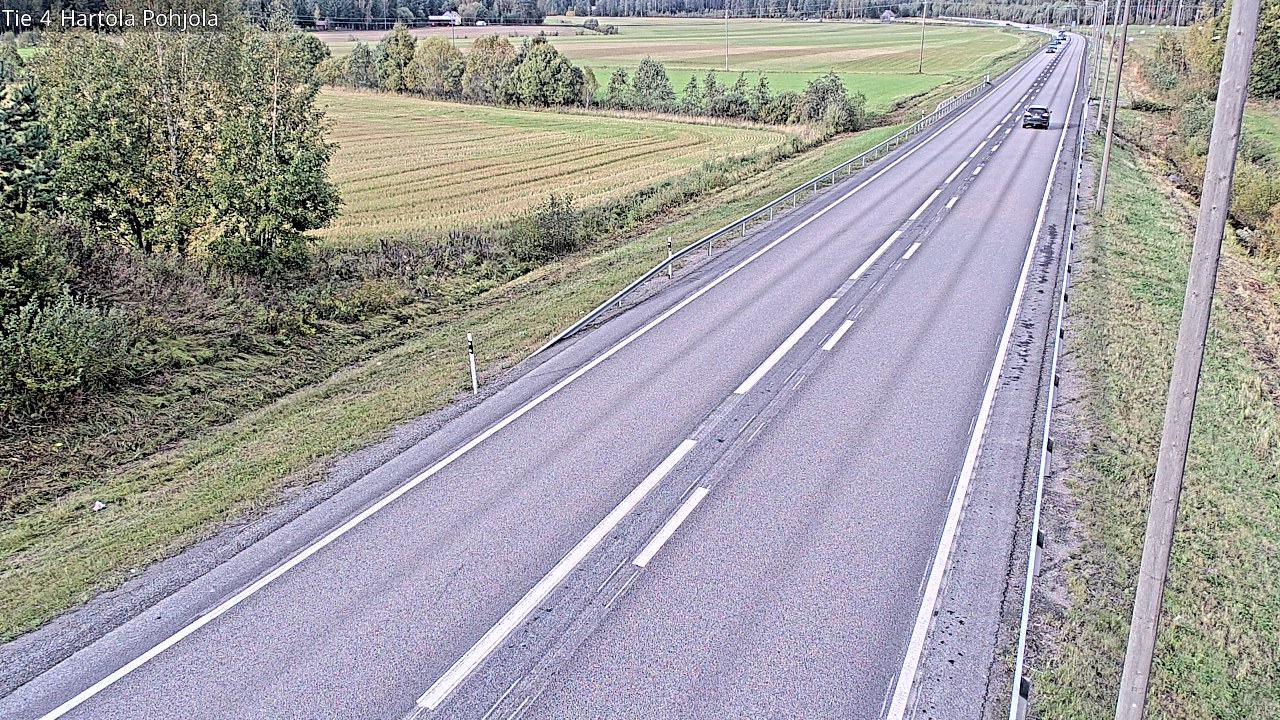 Weather Camera Image Väg 4 Hartola, Pohjola, Hartola, Päijät-Häme