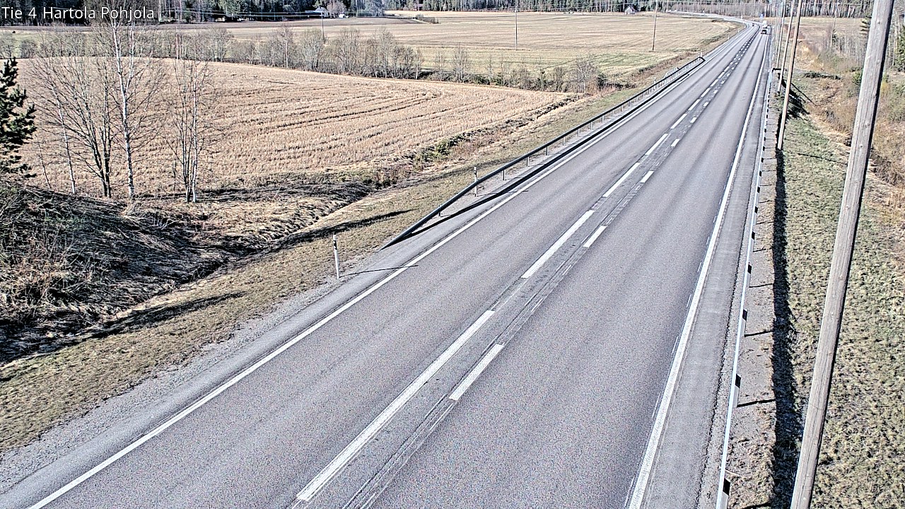 Weather Camera Image Road 4 Hartola, Pohjola, Hartola, Päijät-Häme