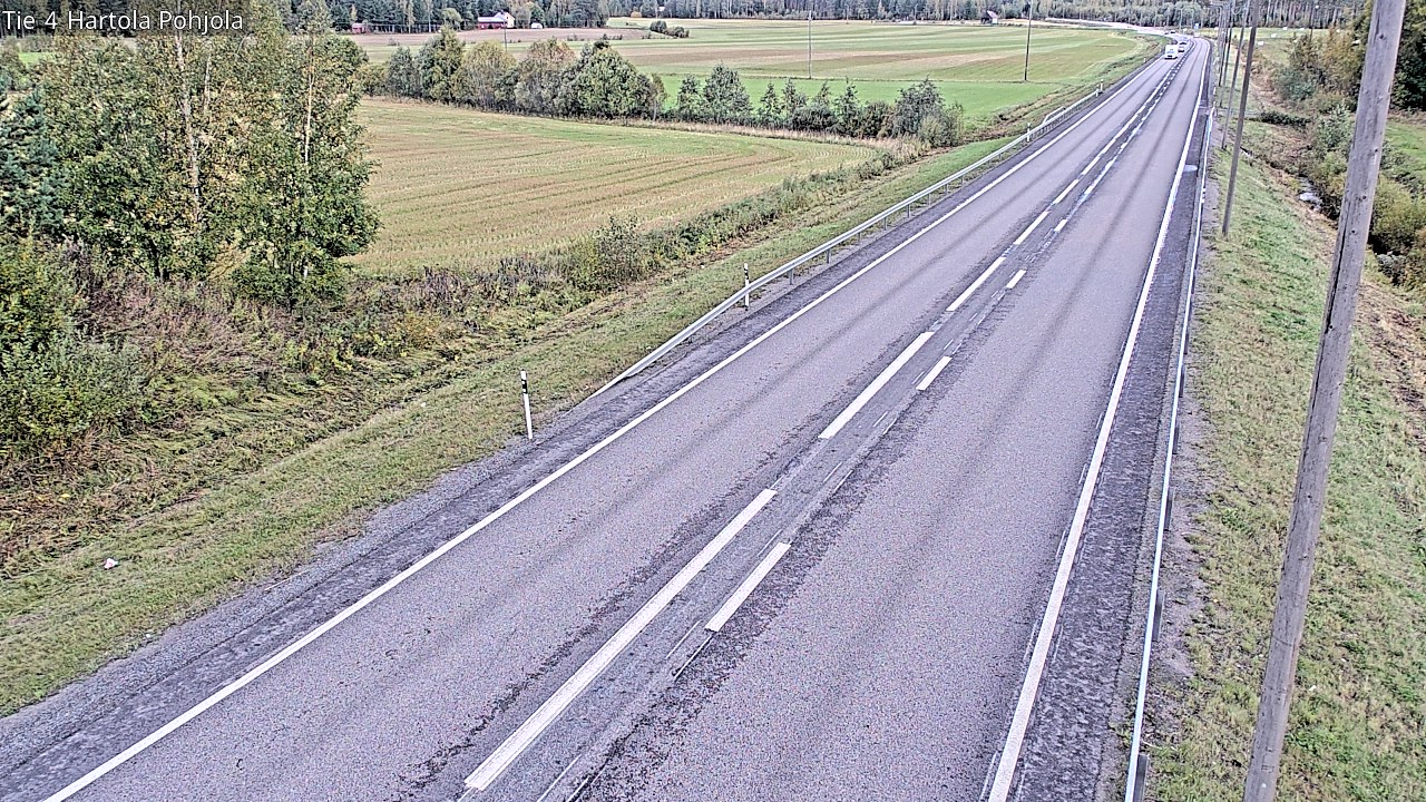 Weather Camera Image Road 4 Hartola, Pohjola, Hartola, Päijät-Häme