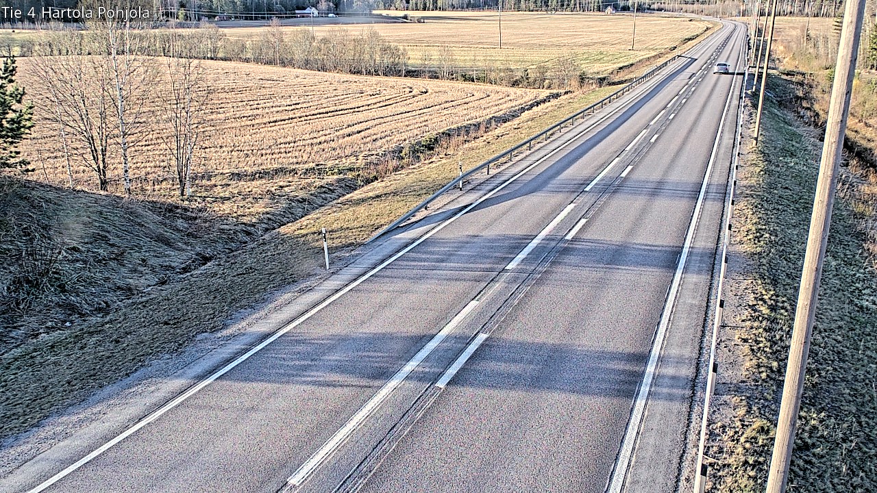 Weather Camera Image Road 4 Hartola, Pohjola, Hartola, Päijät-Häme