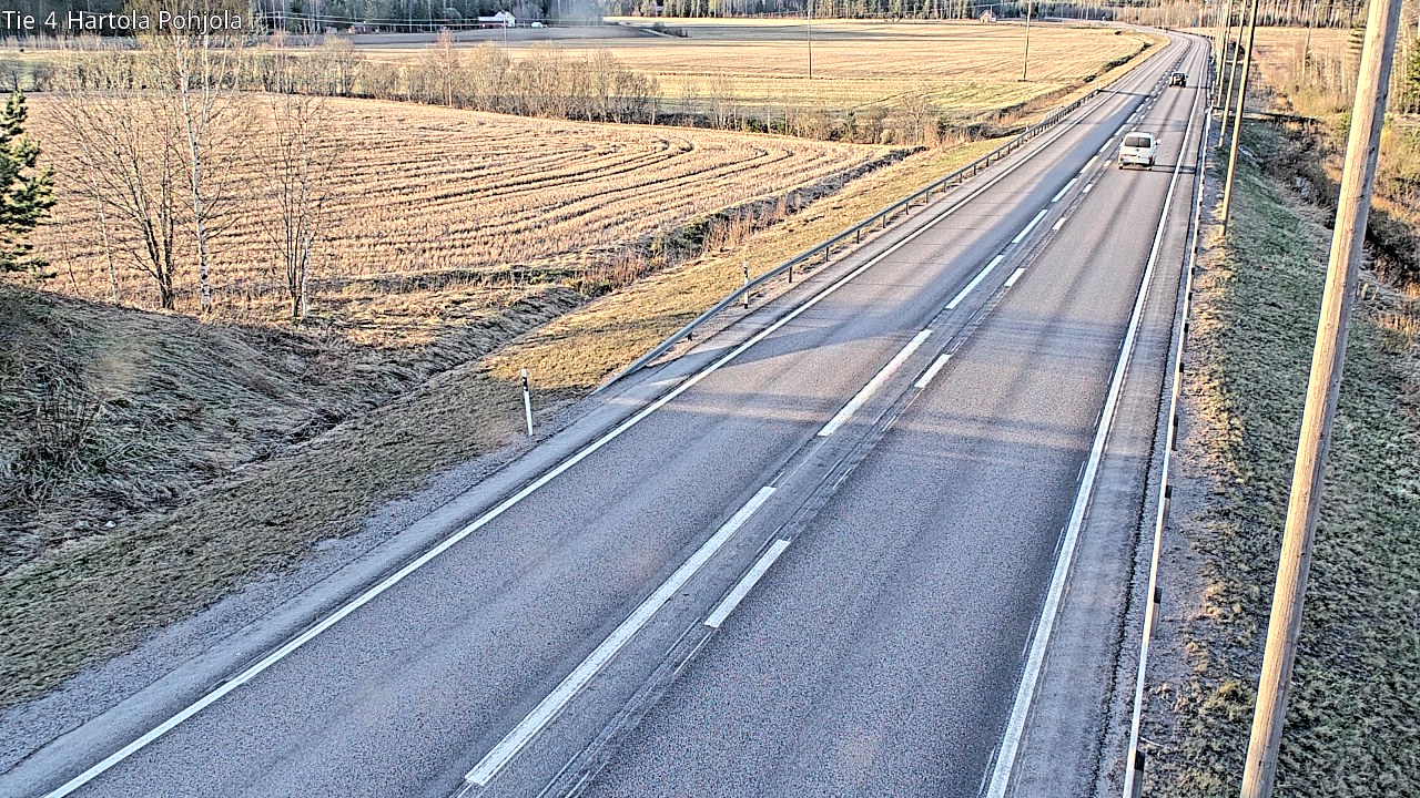 Weather Camera Image Road 4 Hartola, Pohjola, Hartola, Päijät-Häme