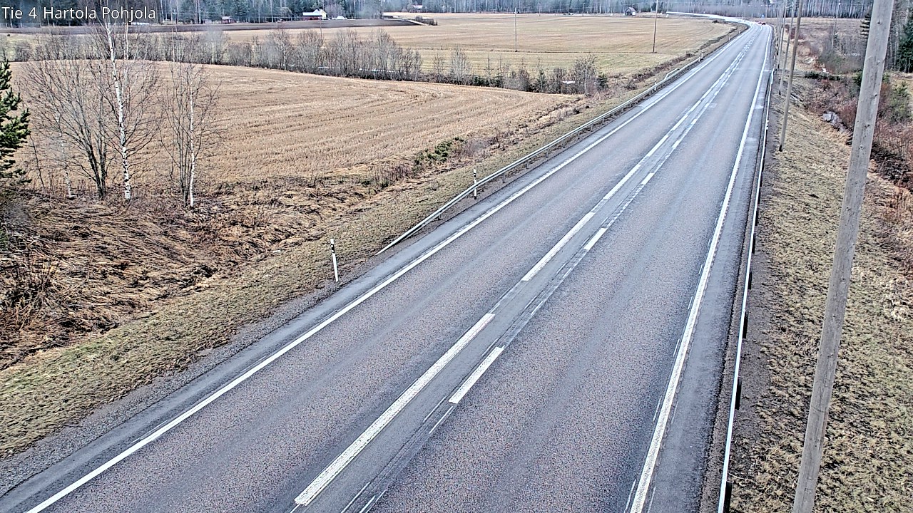 Weather Camera Image Väg 4 Hartola, Pohjola, Hartola, Päijät-Häme