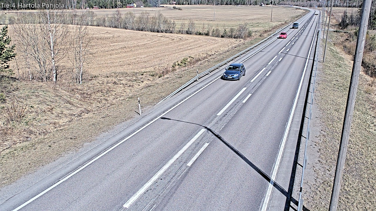 Weather Camera Image Road 4 Hartola, Pohjola, Hartola, Päijät-Häme