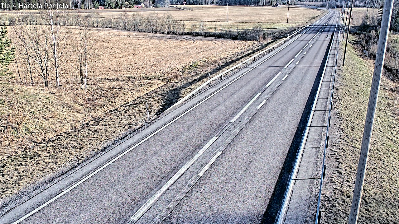 Weather Camera Image Road 4 Hartola, Pohjola, Hartola, Päijät-Häme