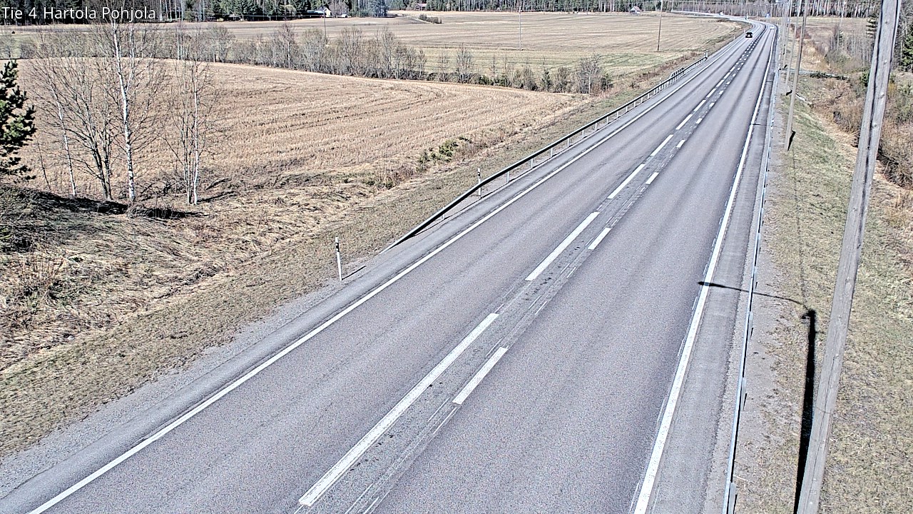 Weather Camera Image Road 4 Hartola, Pohjola, Hartola, Päijät-Häme