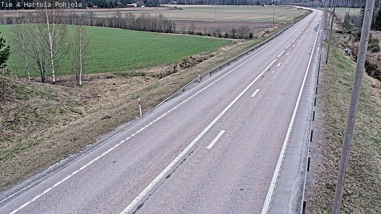 Weather Camera Image Road 4 Hartola, Pohjola, Hartola, Päijät-Häme