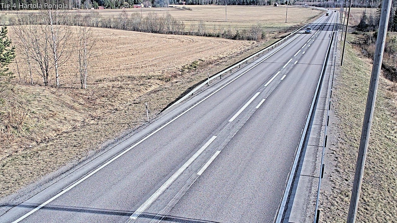 Weather Camera Image Road 4 Hartola, Pohjola, Hartola, Päijät-Häme