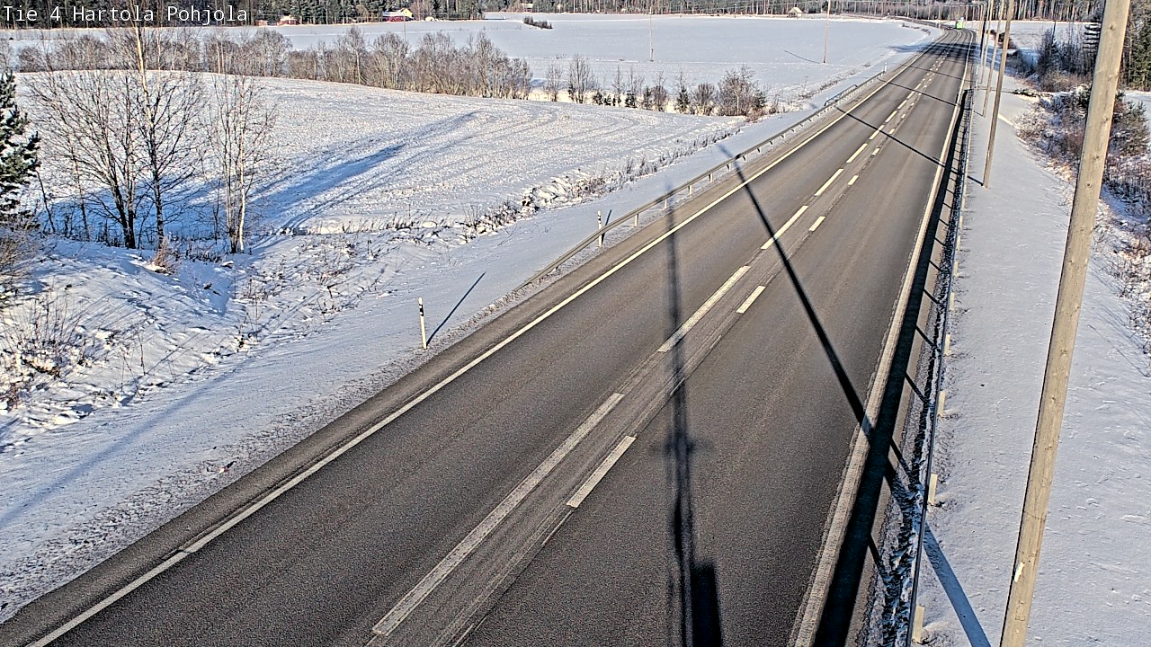 Weather Camera Image Road 4 Hartola, Pohjola, Hartola, Päijät-Häme