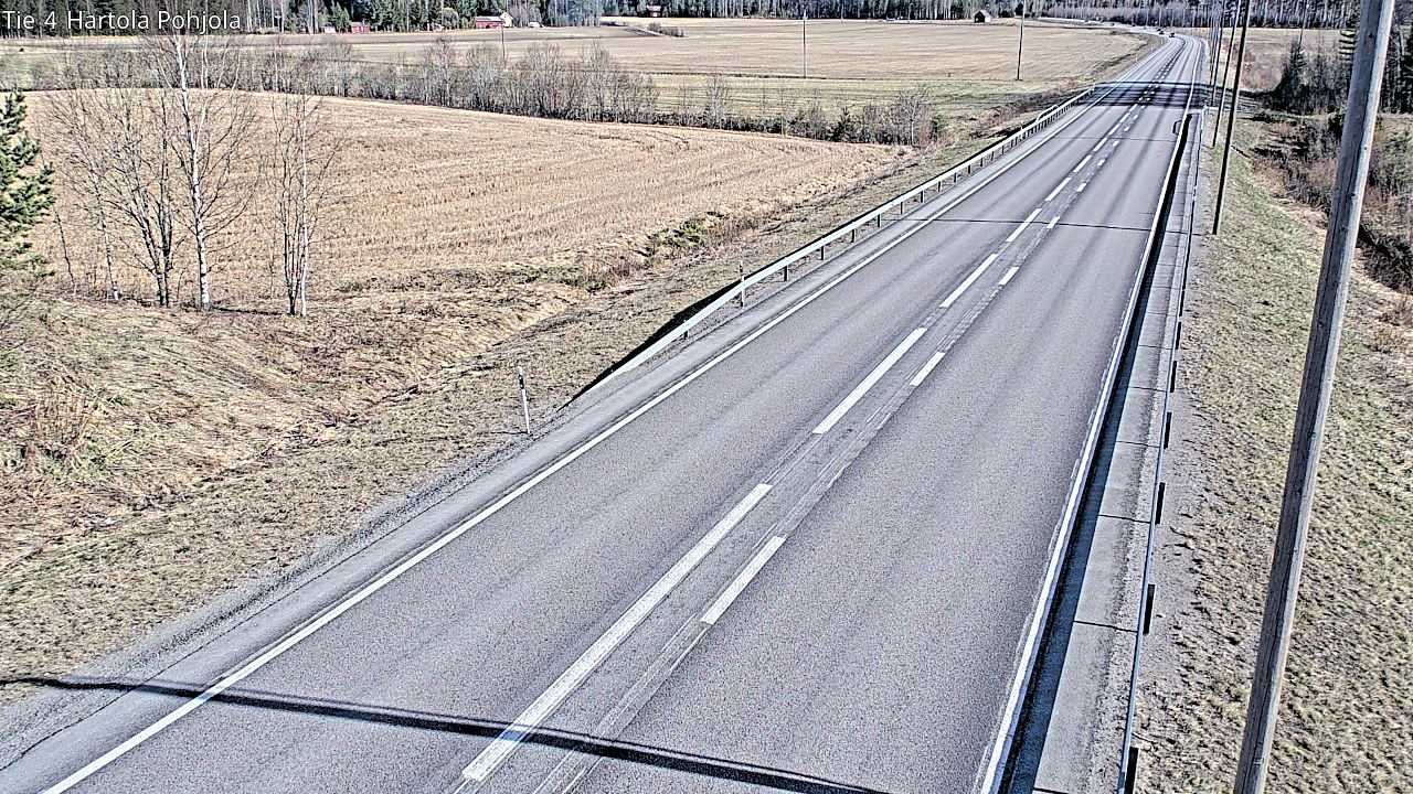 Weather Camera Image Road 4 Hartola, Pohjola, Hartola, Päijät-Häme