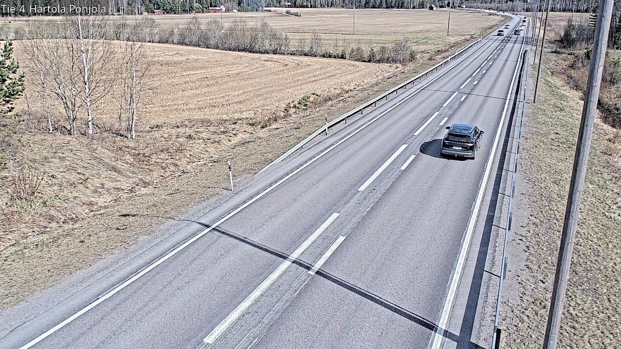 Weather Camera Image Road 4 Hartola, Pohjola, Hartola, Päijät-Häme