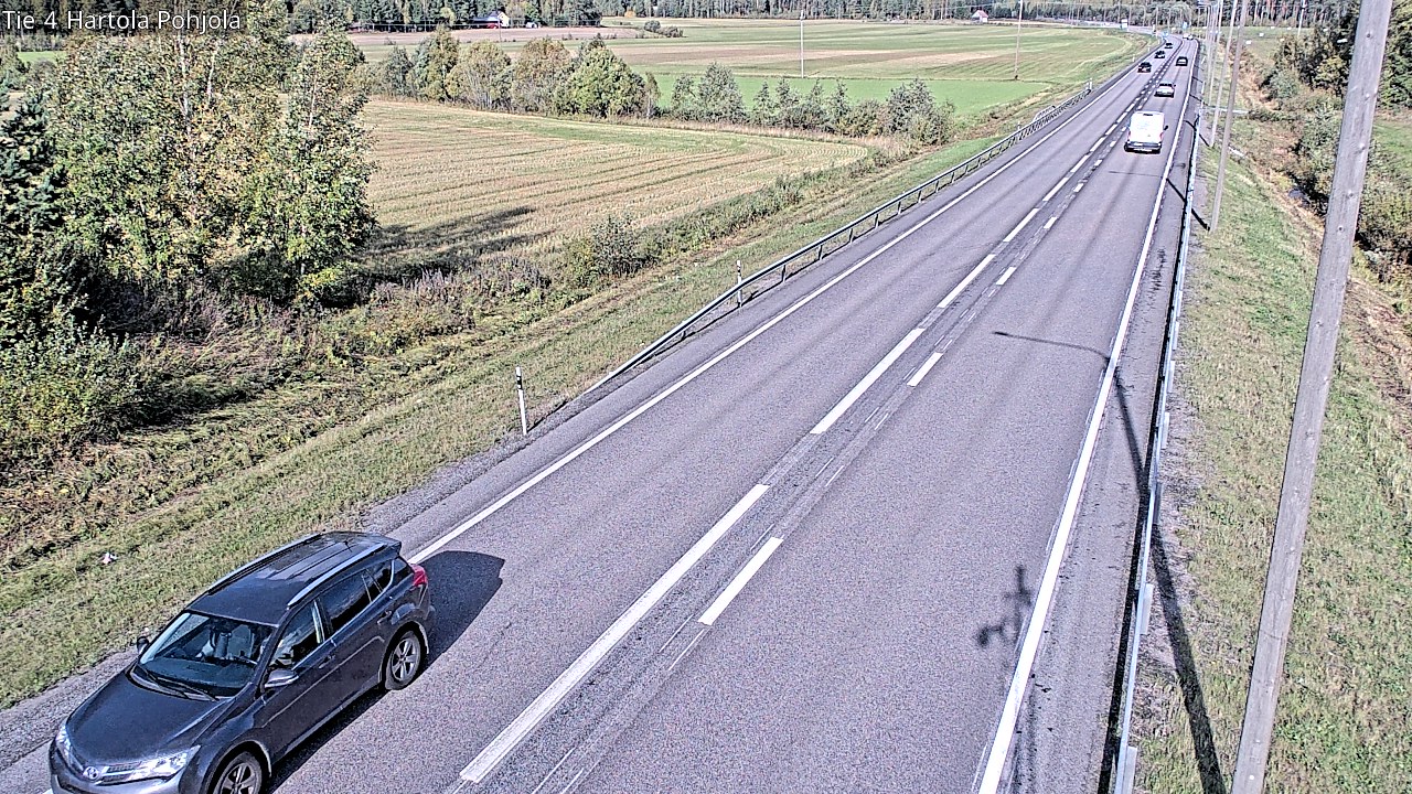 Weather Camera Image Road 4 Hartola, Pohjola, Hartola, Päijät-Häme
