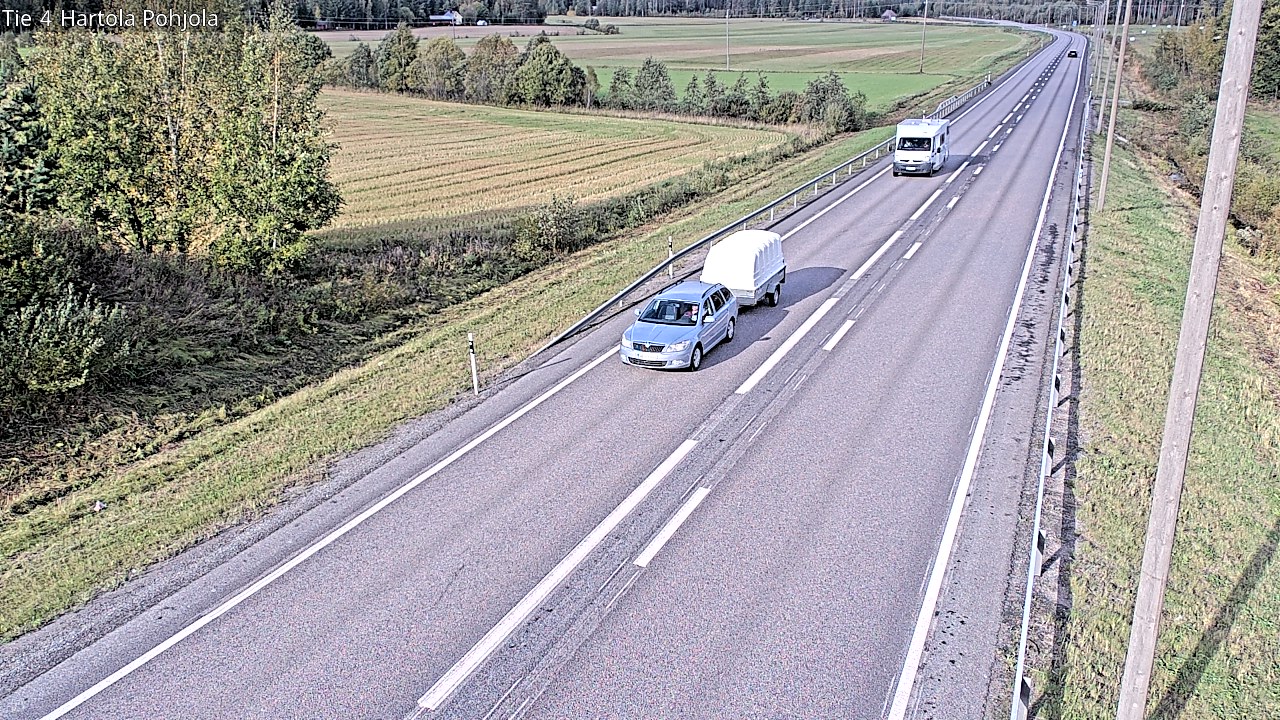 Weather Camera Image Väg 4 Hartola, Pohjola, Hartola, Päijät-Häme