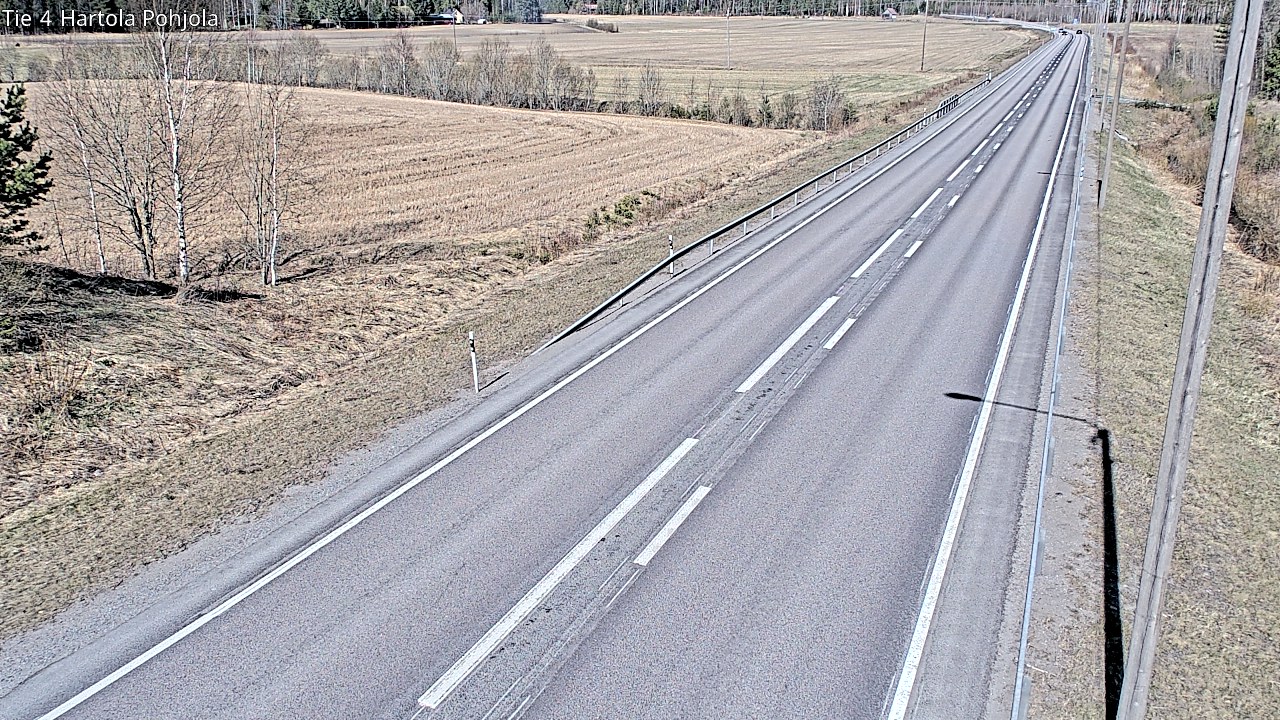 Weather Camera Image Road 4 Hartola, Pohjola, Hartola, Päijät-Häme