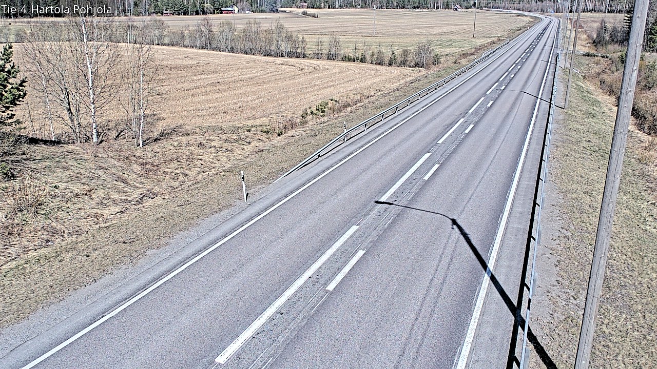 Weather Camera Image Road 4 Hartola, Pohjola, Hartola, Päijät-Häme