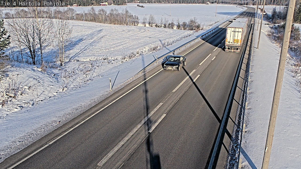 Weather Camera Image Road 4 Hartola, Pohjola, Hartola, Päijät-Häme