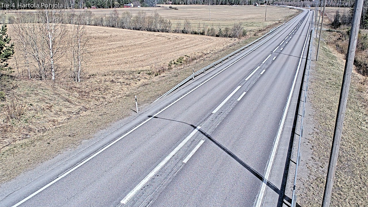 Weather Camera Image Road 4 Hartola, Pohjola, Hartola, Päijät-Häme