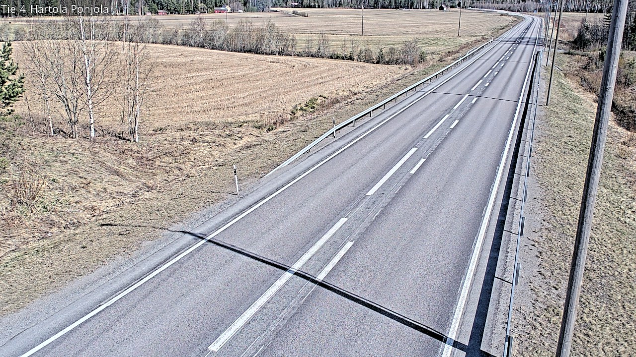 Weather Camera Image Road 4 Hartola, Pohjola, Hartola, Päijät-Häme