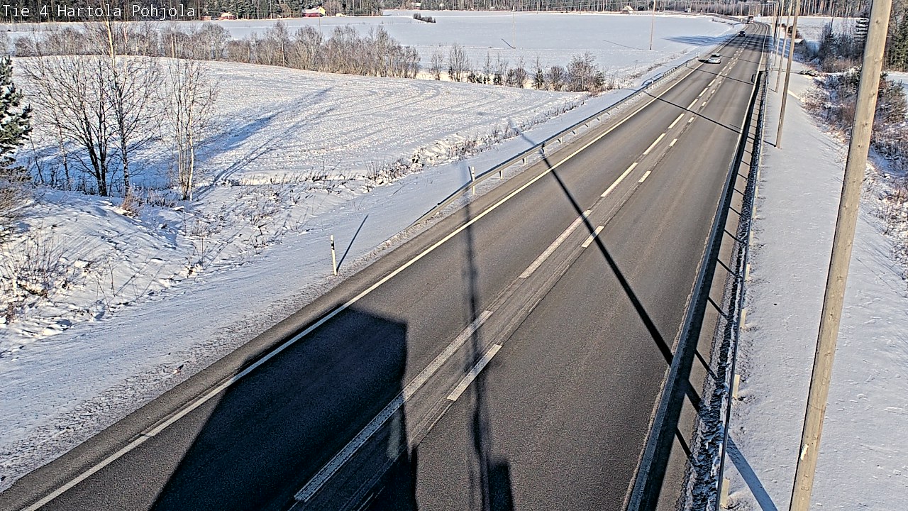 Weather Camera Image Road 4 Hartola, Pohjola, Hartola, Päijät-Häme