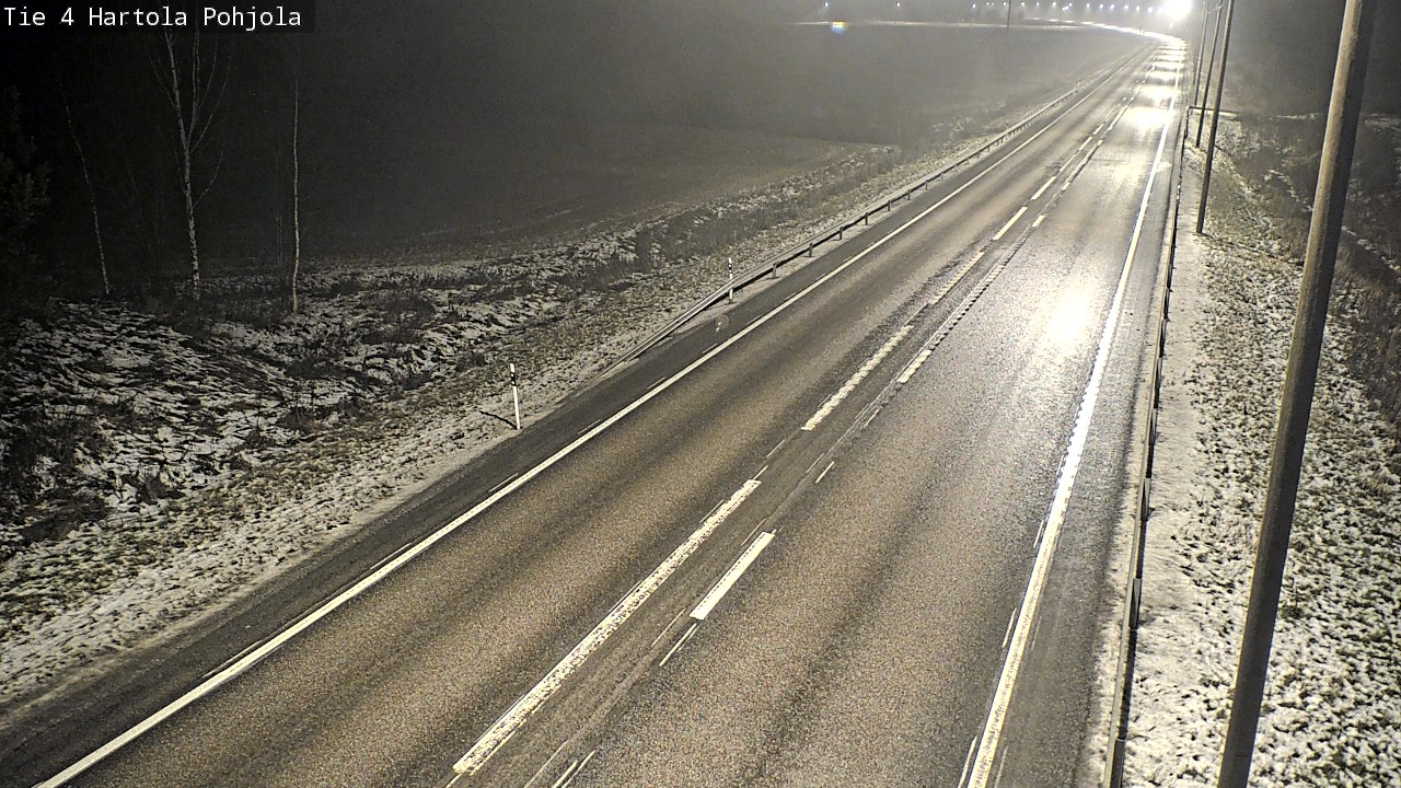 Weather Camera Image Road 4 Hartola, Pohjola, Hartola, Päijät-Häme