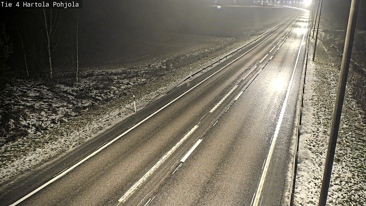 Weather Camera Image Road 4 Hartola, Pohjola, Hartola, Päijät-Häme