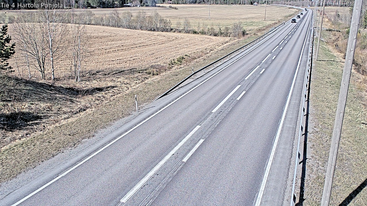 Weather Camera Image Road 4 Hartola, Pohjola, Hartola, Päijät-Häme
