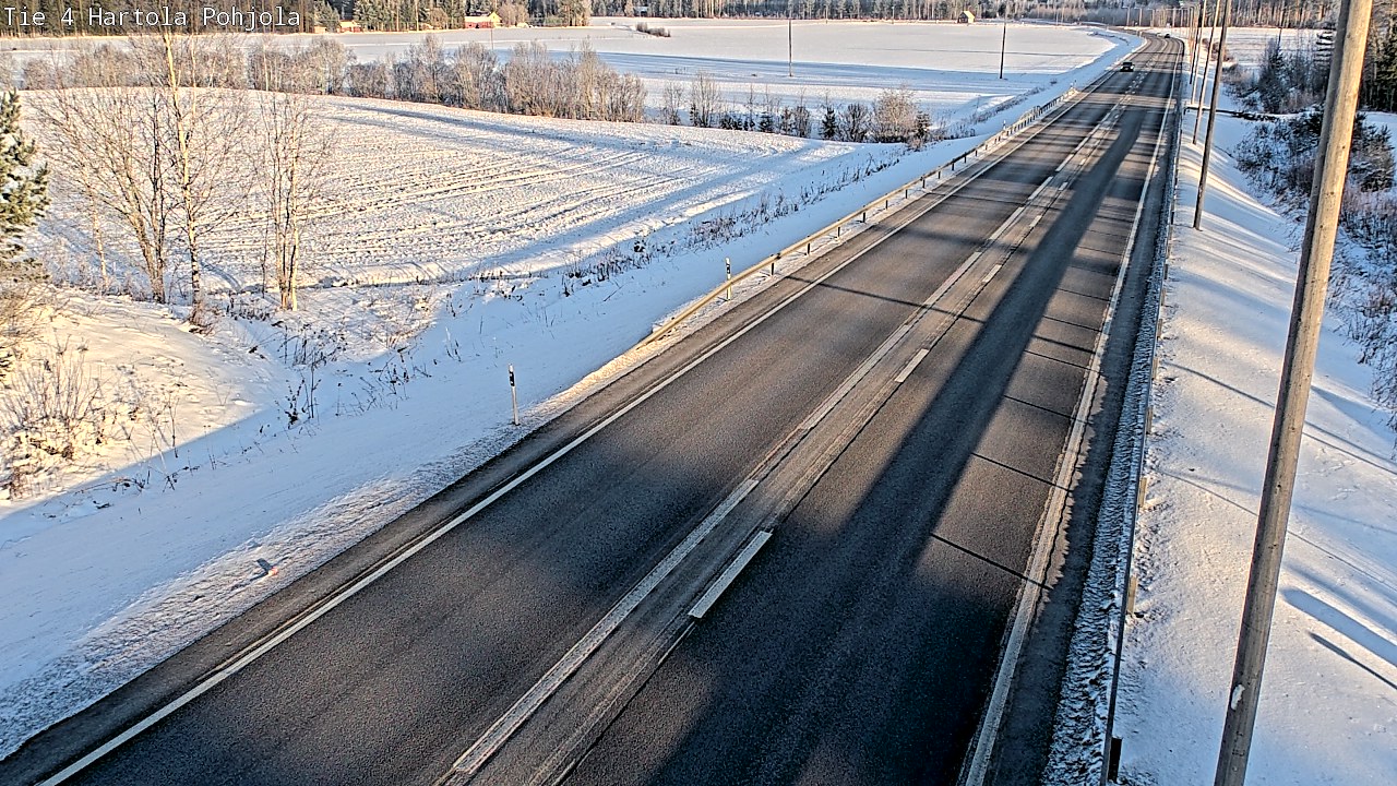 Weather Camera Image Road 4 Hartola, Pohjola, Hartola, Päijät-Häme