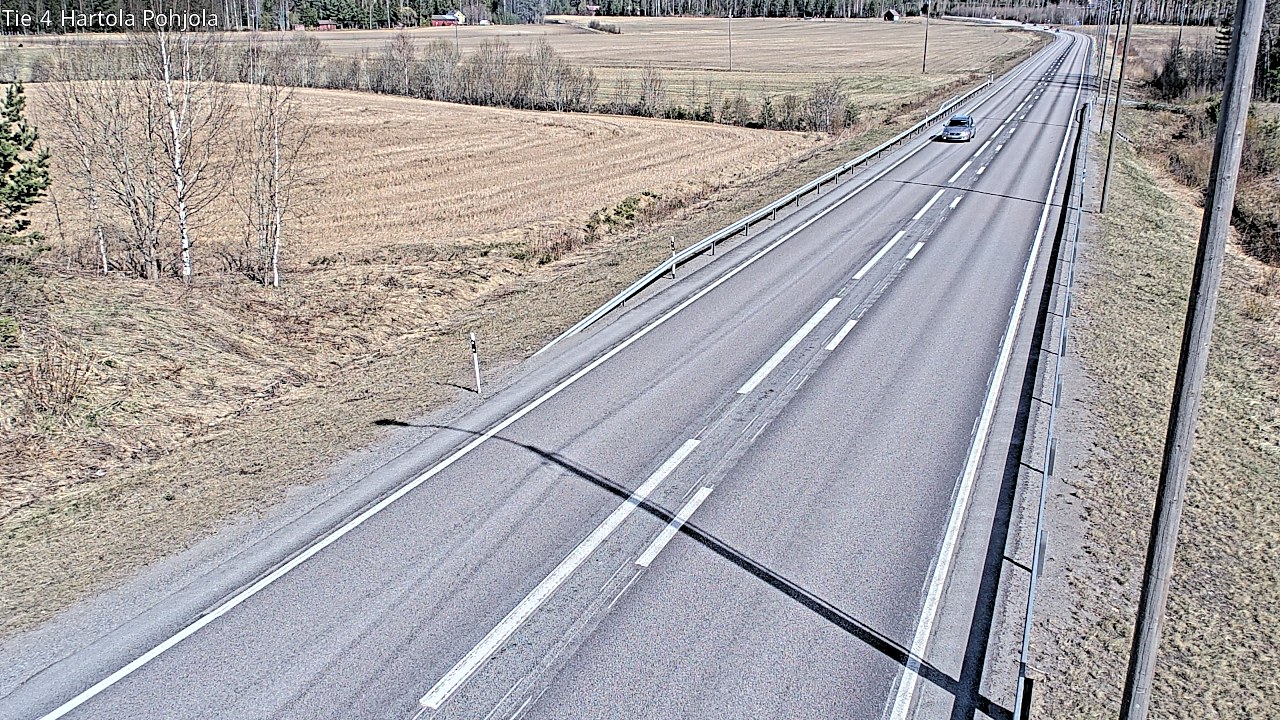 Weather Camera Image Road 4 Hartola, Pohjola, Hartola, Päijät-Häme