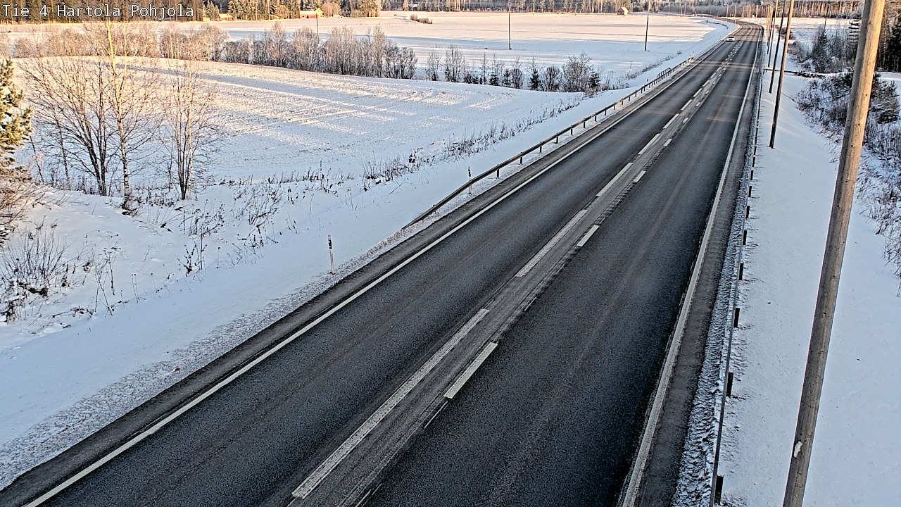 Weather Camera Image Road 4 Hartola, Pohjola, Hartola, Päijät-Häme