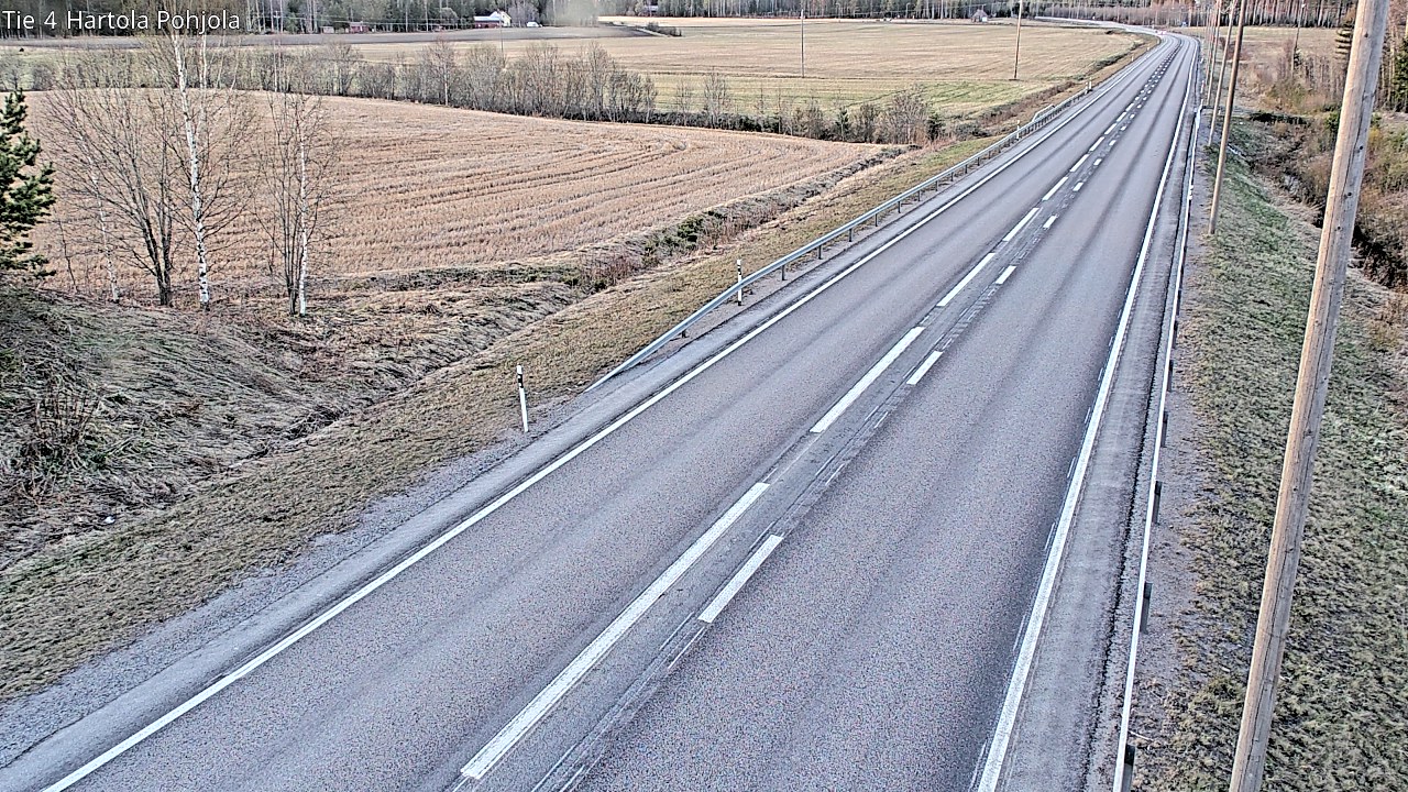 Weather Camera Image Road 4 Hartola, Pohjola, Hartola, Päijät-Häme