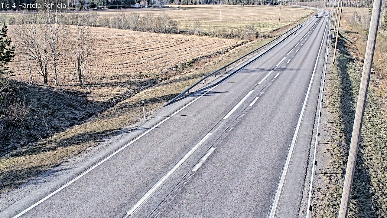 Weather Camera Image Road 4 Hartola, Pohjola, Hartola, Päijät-Häme