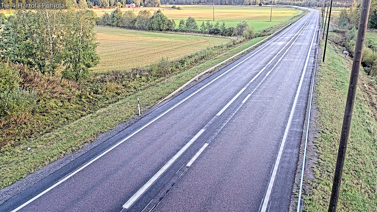 Weather Camera Image Väg 4 Hartola, Pohjola, Hartola, Päijät-Häme
