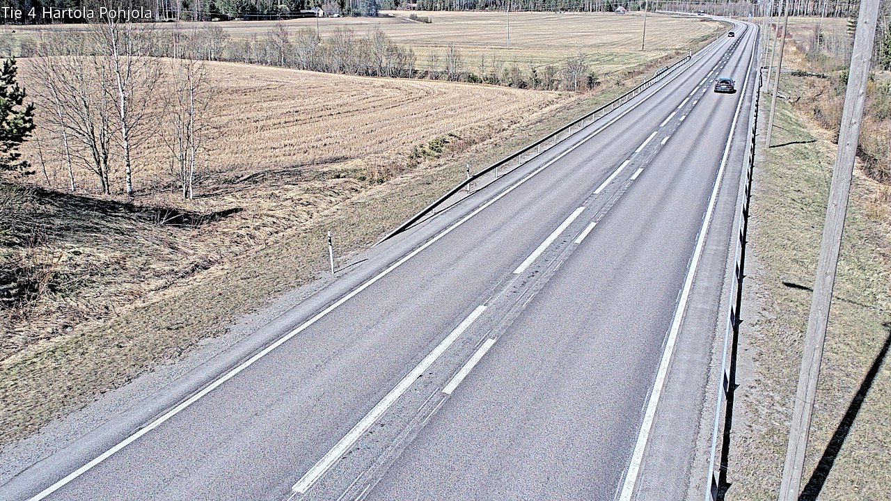 Weather Camera Image Road 4 Hartola, Pohjola, Hartola, Päijät-Häme