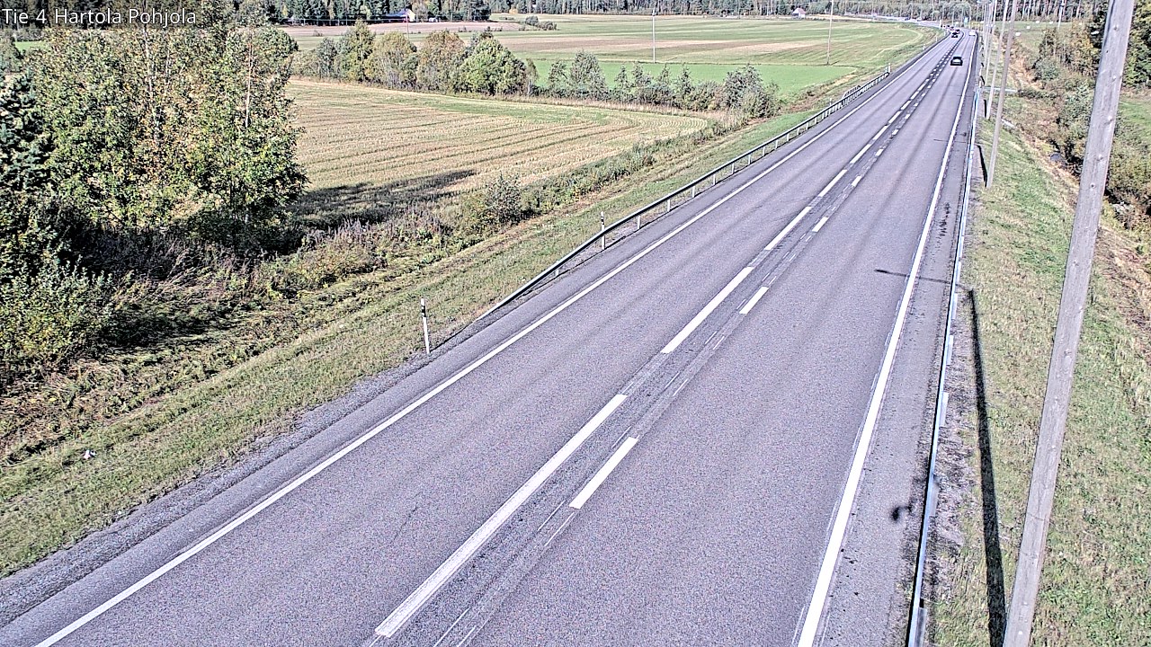 Weather Camera Image Road 4 Hartola, Pohjola, Hartola, Päijät-Häme