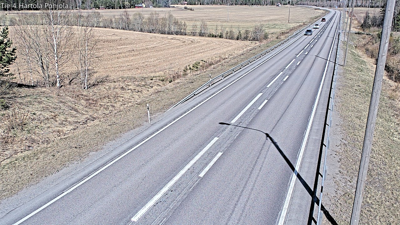 Weather Camera Image Road 4 Hartola, Pohjola, Hartola, Päijät-Häme