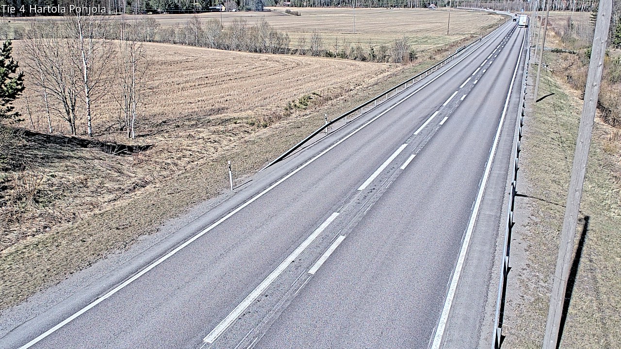 Weather Camera Image Road 4 Hartola, Pohjola, Hartola, Päijät-Häme