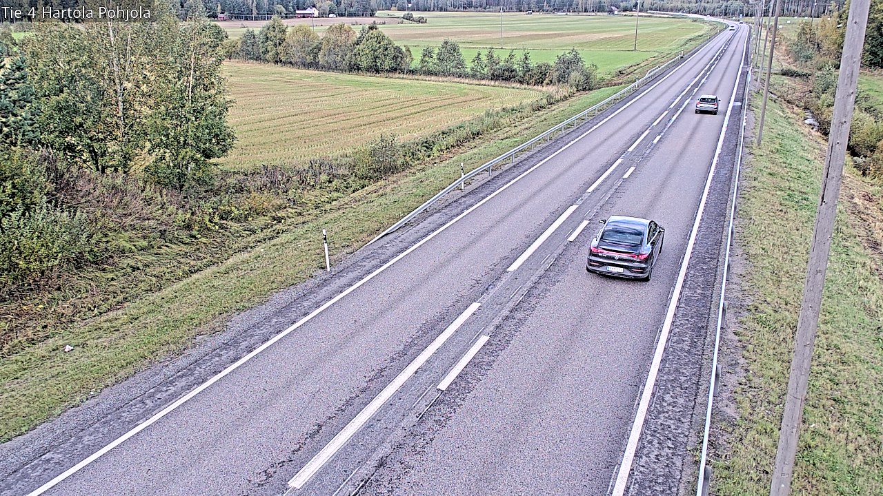 Weather Camera Image Road 4 Hartola, Pohjola, Hartola, Päijät-Häme