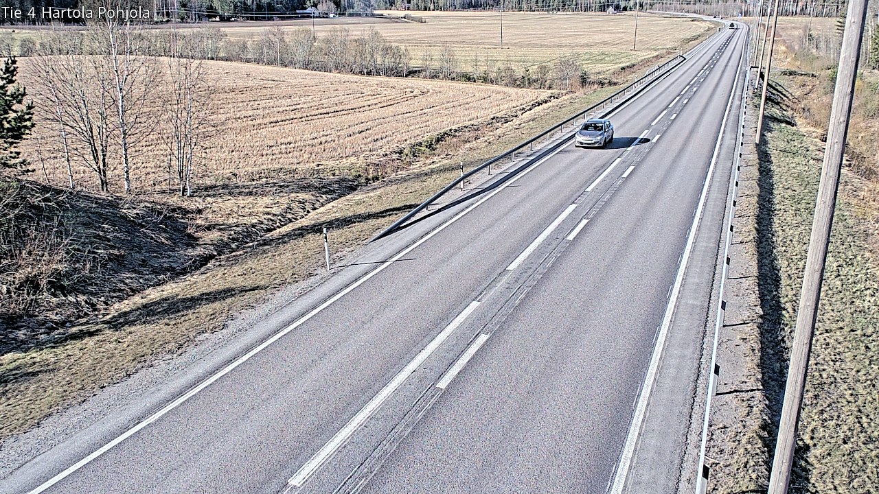 Weather Camera Image Road 4 Hartola, Pohjola, Hartola, Päijät-Häme