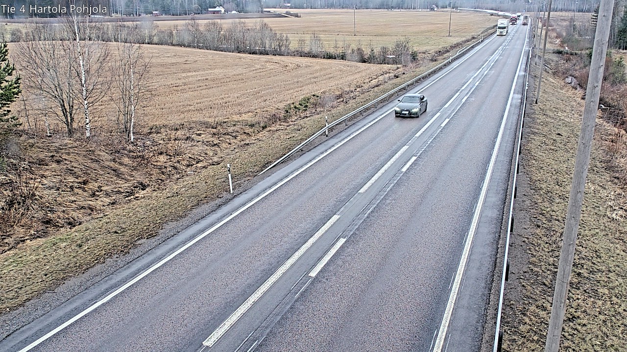 Weather Camera Image Road 4 Hartola, Pohjola, Hartola, Päijät-Häme