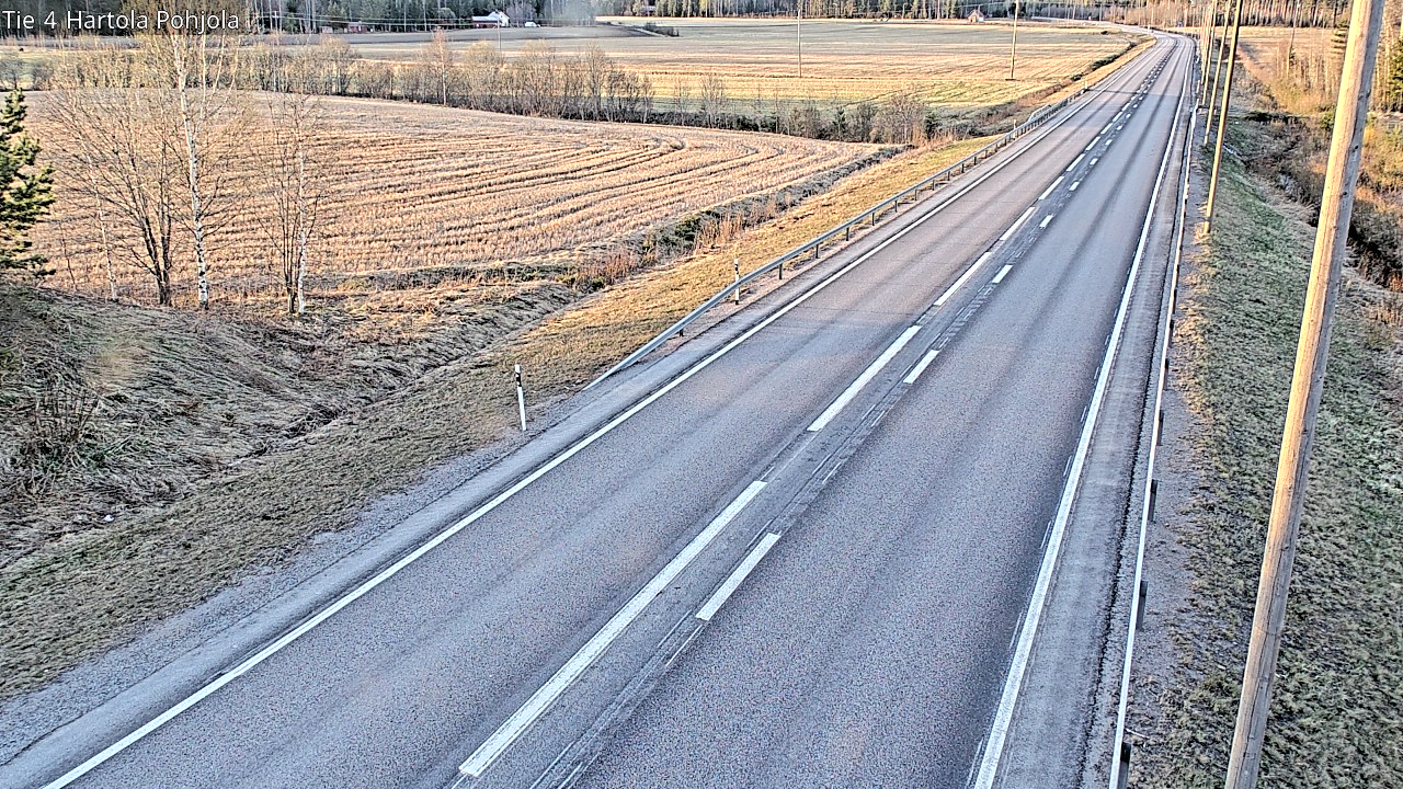 Weather Camera Image Road 4 Hartola, Pohjola, Hartola, Päijät-Häme