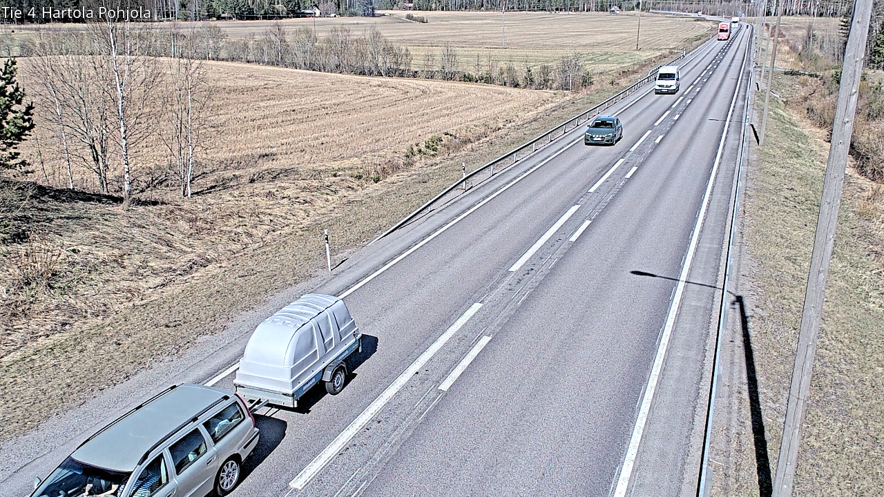 Weather Camera Image Road 4 Hartola, Pohjola, Hartola, Päijät-Häme
